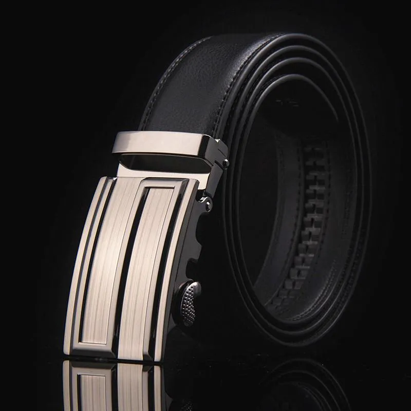 Heroic™ Automatic Buckle Leather Designer Belt For Men