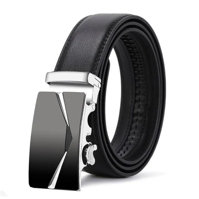 Heroic™ Automatic Buckle Leather Designer Belt For Men