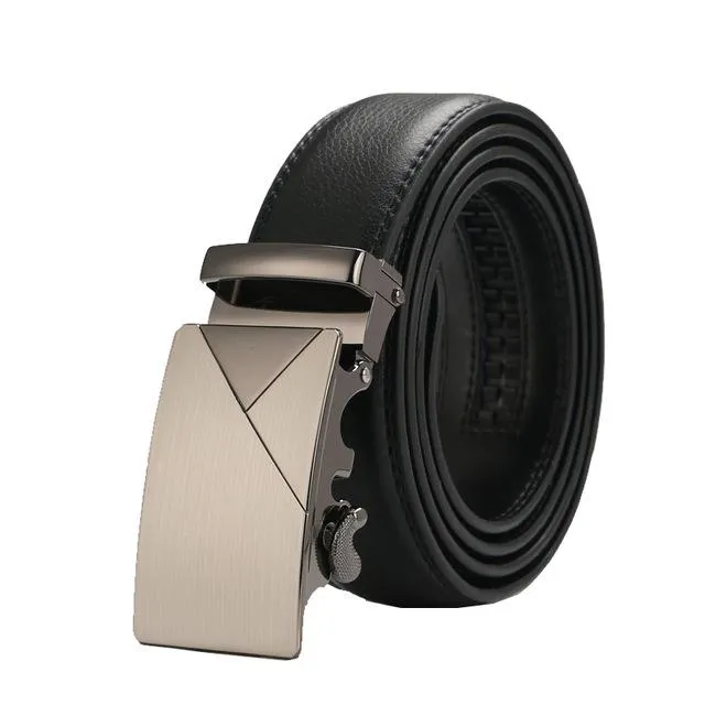 Heroic™ Automatic Buckle Leather Designer Belt For Men