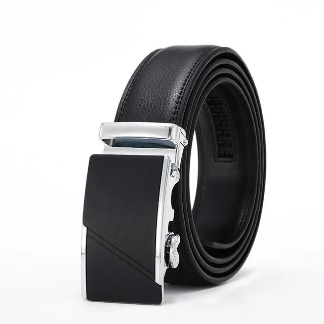 Heroic™ Automatic Buckle Leather Designer Belt For Men