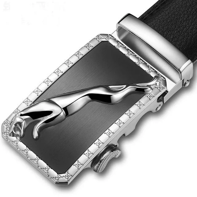 Heroic™ Automatic Buckle Leather Designer Belt For Men