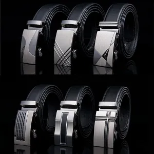 Heroic™ Automatic Buckle Leather Designer Belt For Men