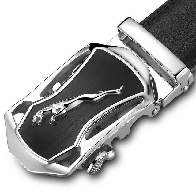 Heroic™ Automatic Buckle Leather Designer Belt For Men