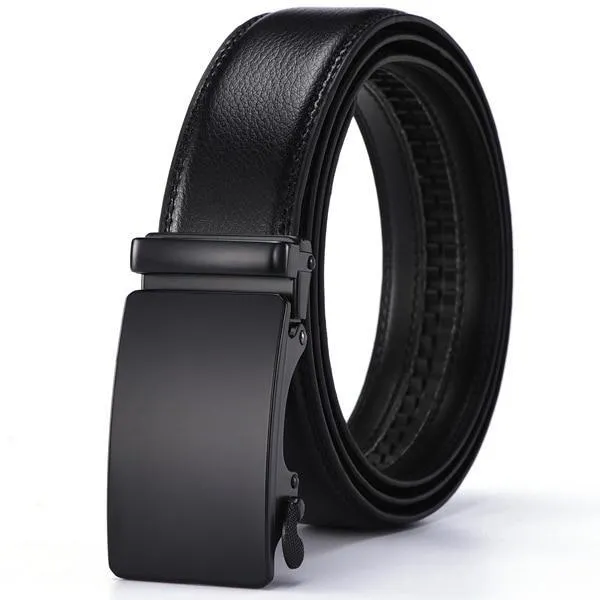 Heroic™ Automatic Buckle Leather Designer Belt For Men