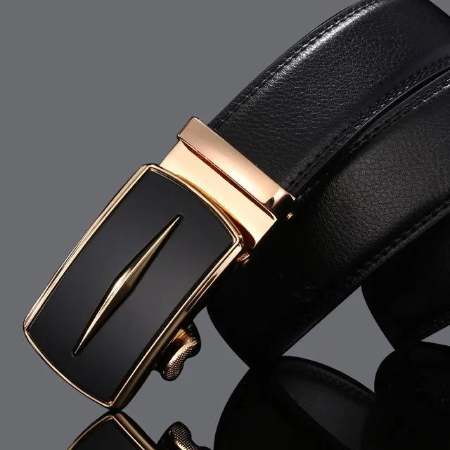 Heroic™ Automatic Buckle Leather Designer Belt For Men