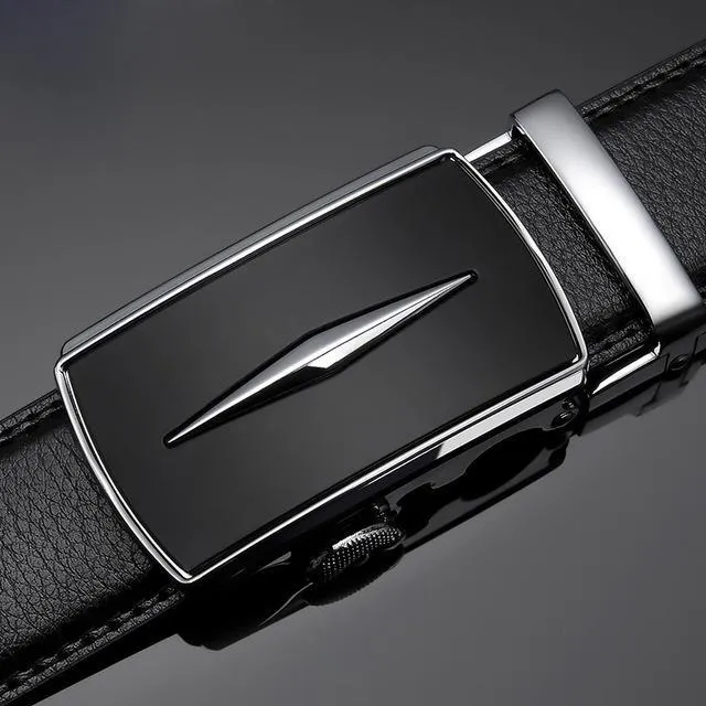 Heroic™ Automatic Buckle Leather Designer Belt For Men