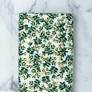 Holiday Classics by Rifle Paper Co. - Mistletoe - White Metallic