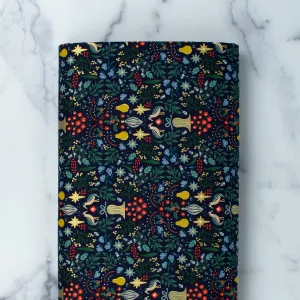 Holiday Classics by Rifle Paper Co. - Partridge - Navy Metallic