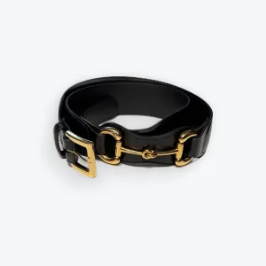 Horsebit Accent Skinny Belt