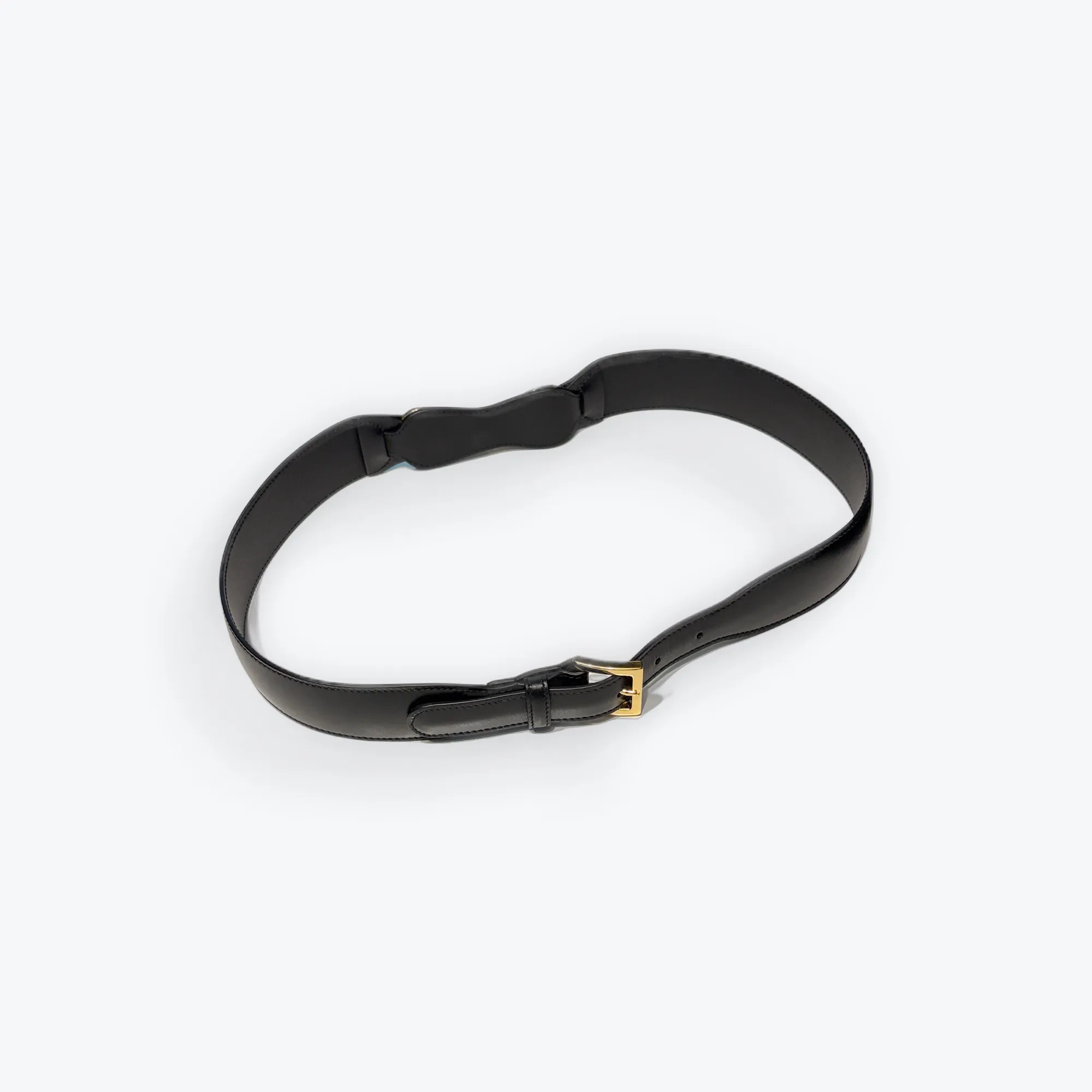 Horsebit Accent Skinny Belt
