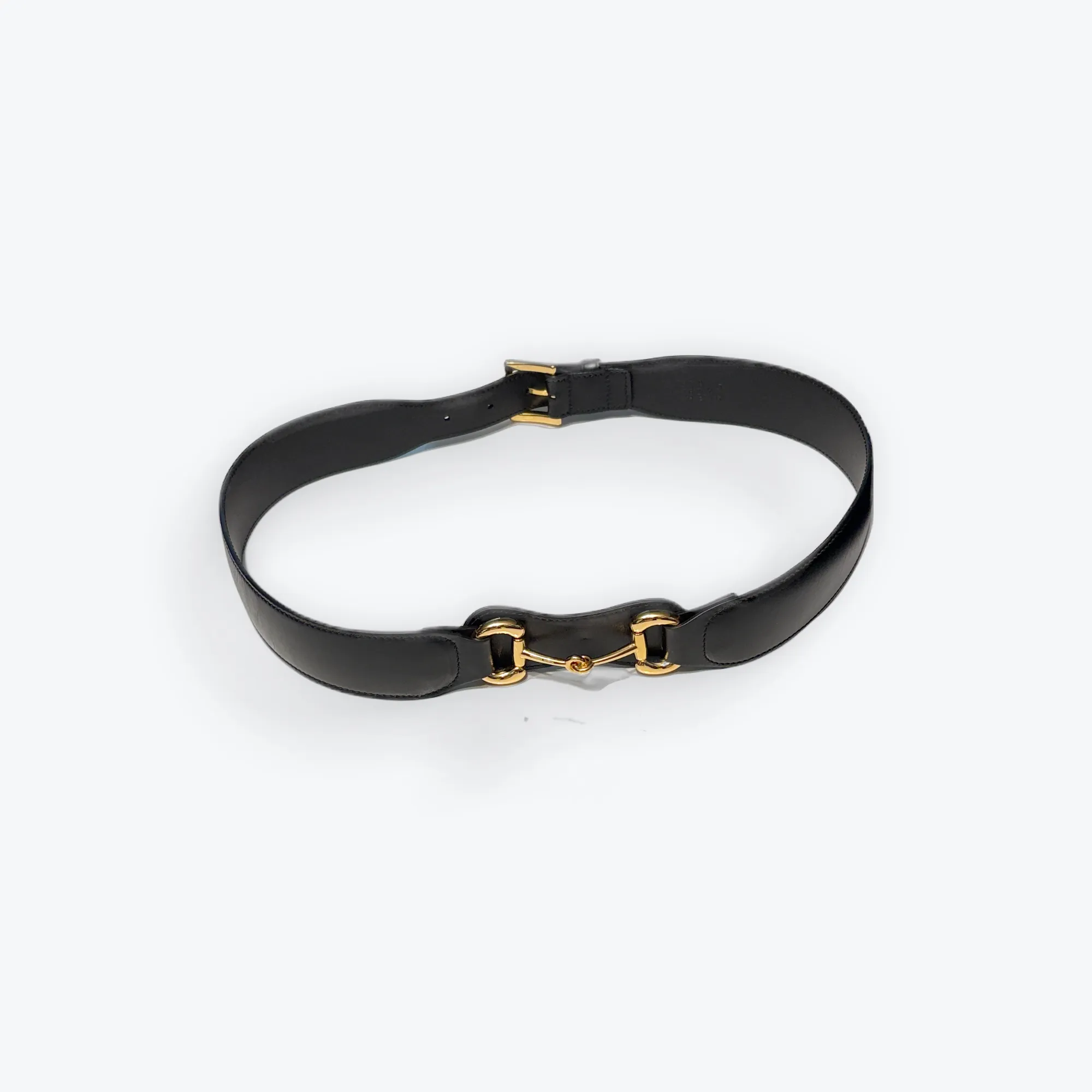 Horsebit Accent Skinny Belt
