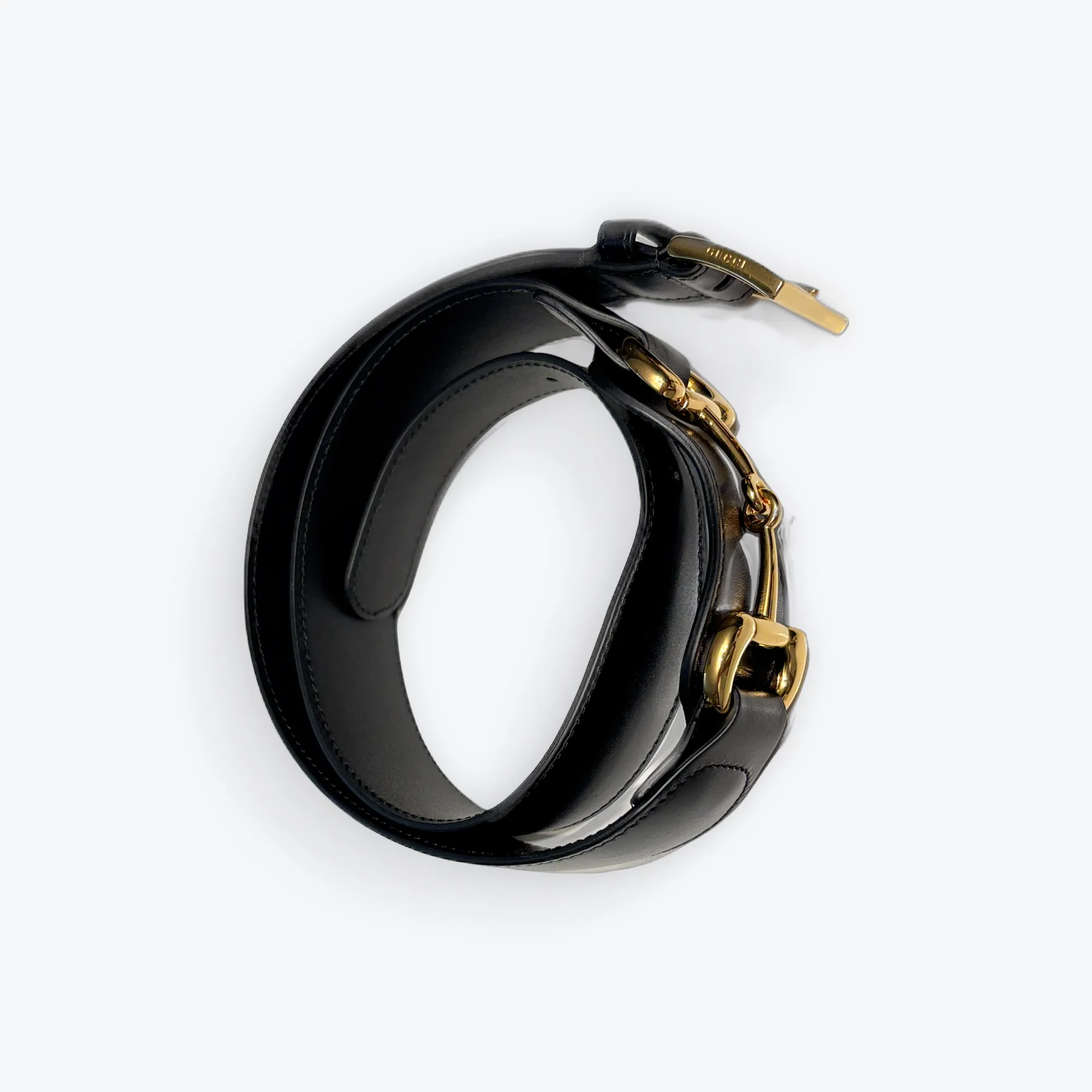 Horsebit Accent Skinny Belt