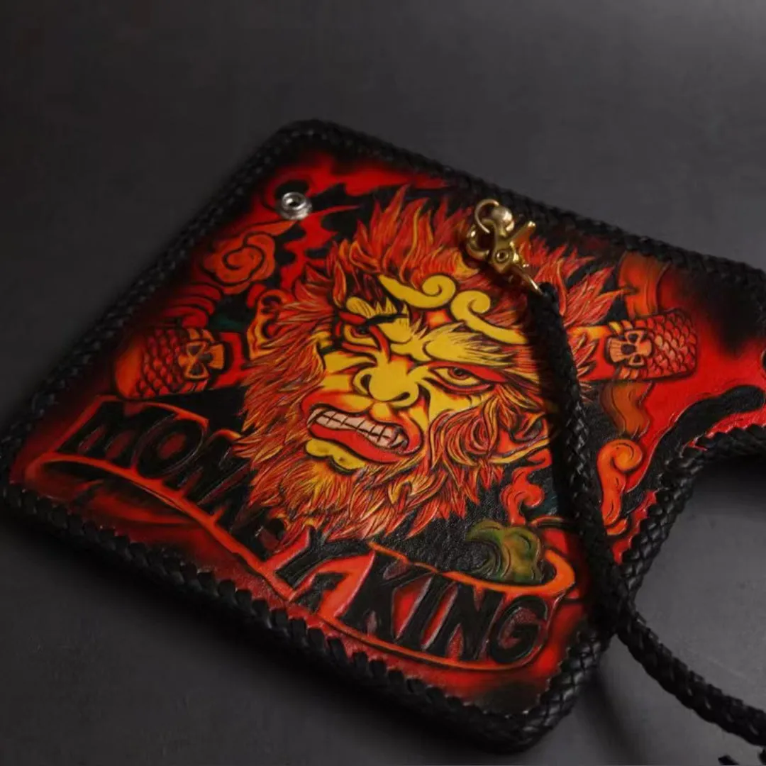 Hundred Ghosts™ Irezumi Japanese Leather Long Wallet 2.0 (60% OFF)