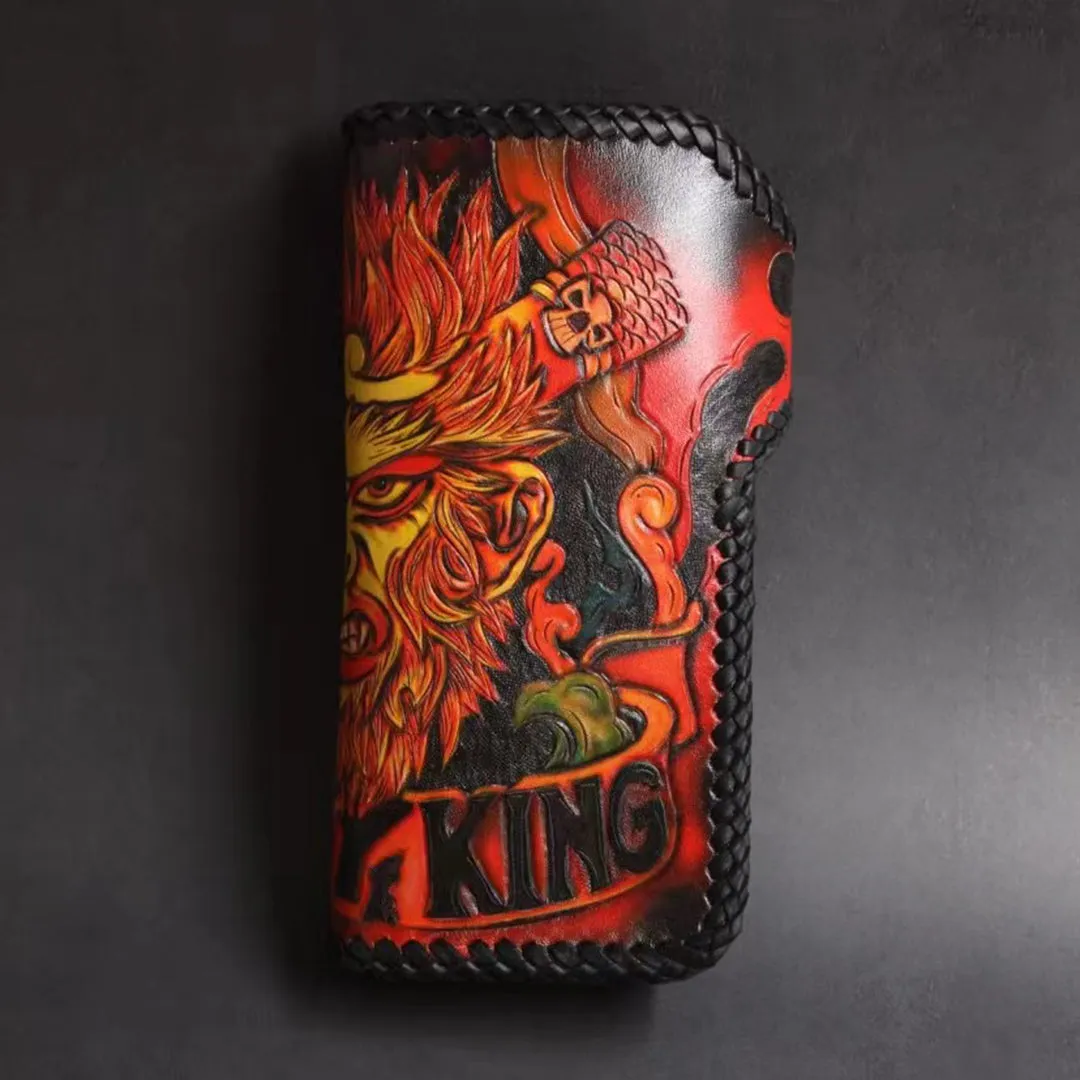 Hundred Ghosts™ Irezumi Japanese Leather Long Wallet 2.0 (60% OFF)