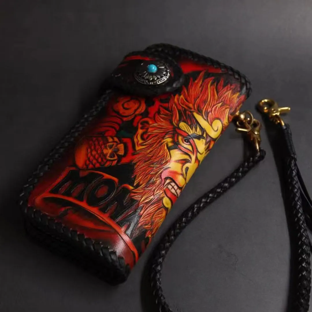 Hundred Ghosts™ Irezumi Japanese Leather Long Wallet 2.0 (60% OFF)