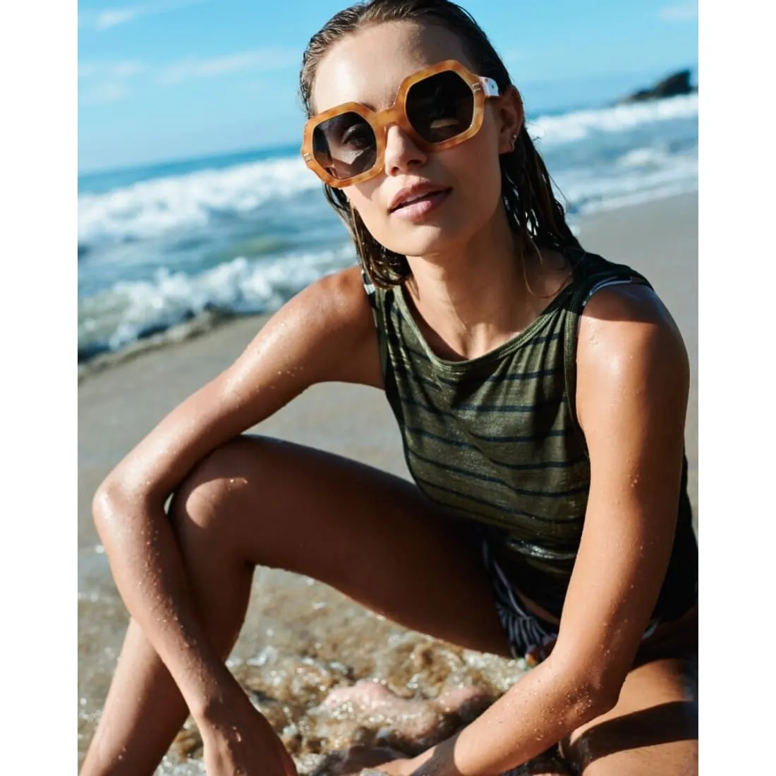 I-Sea Joni Polarized Sunglasses - Honey Tort Polarised