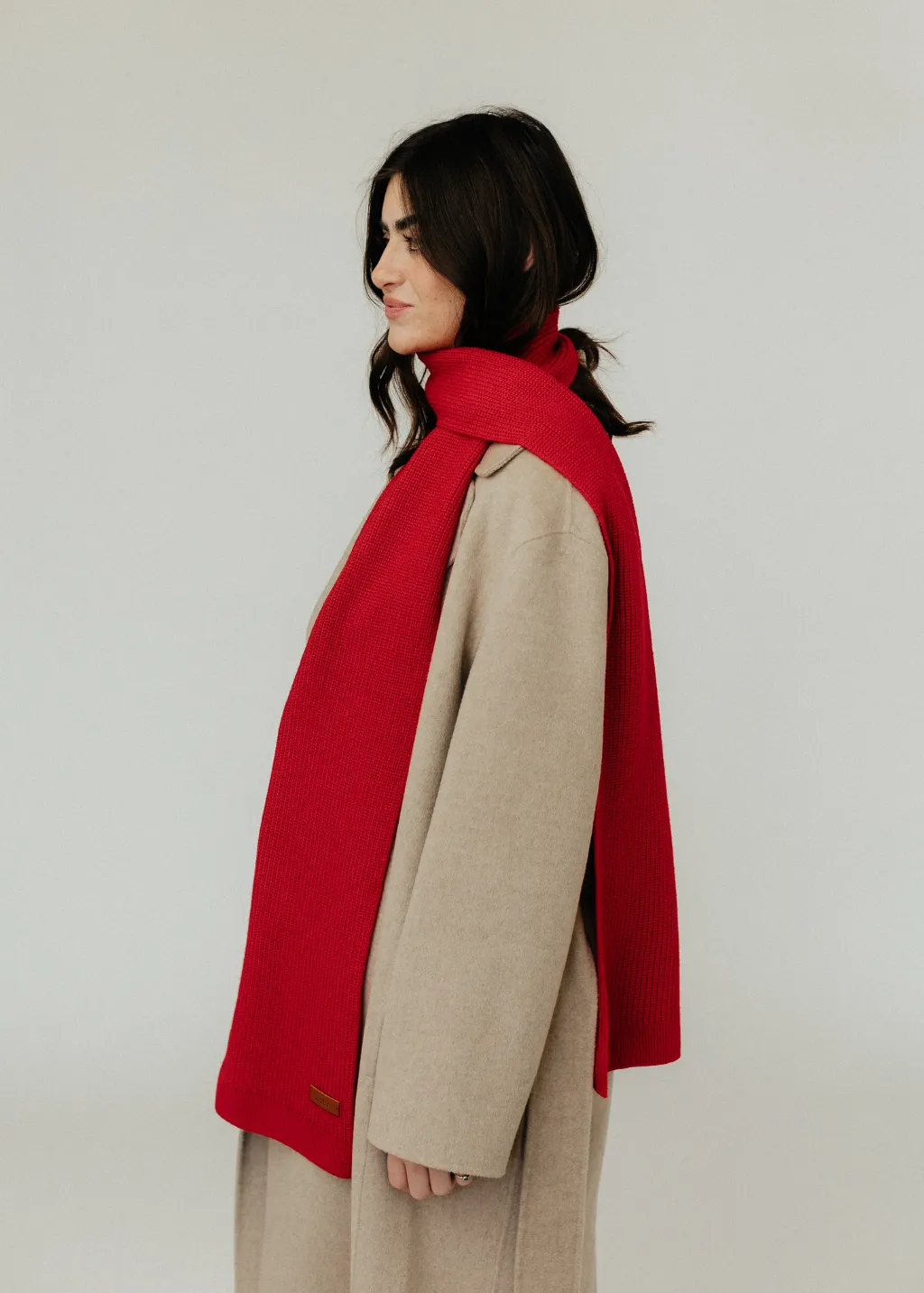 Isabel Marant Enolia Scarf in Poppy Red