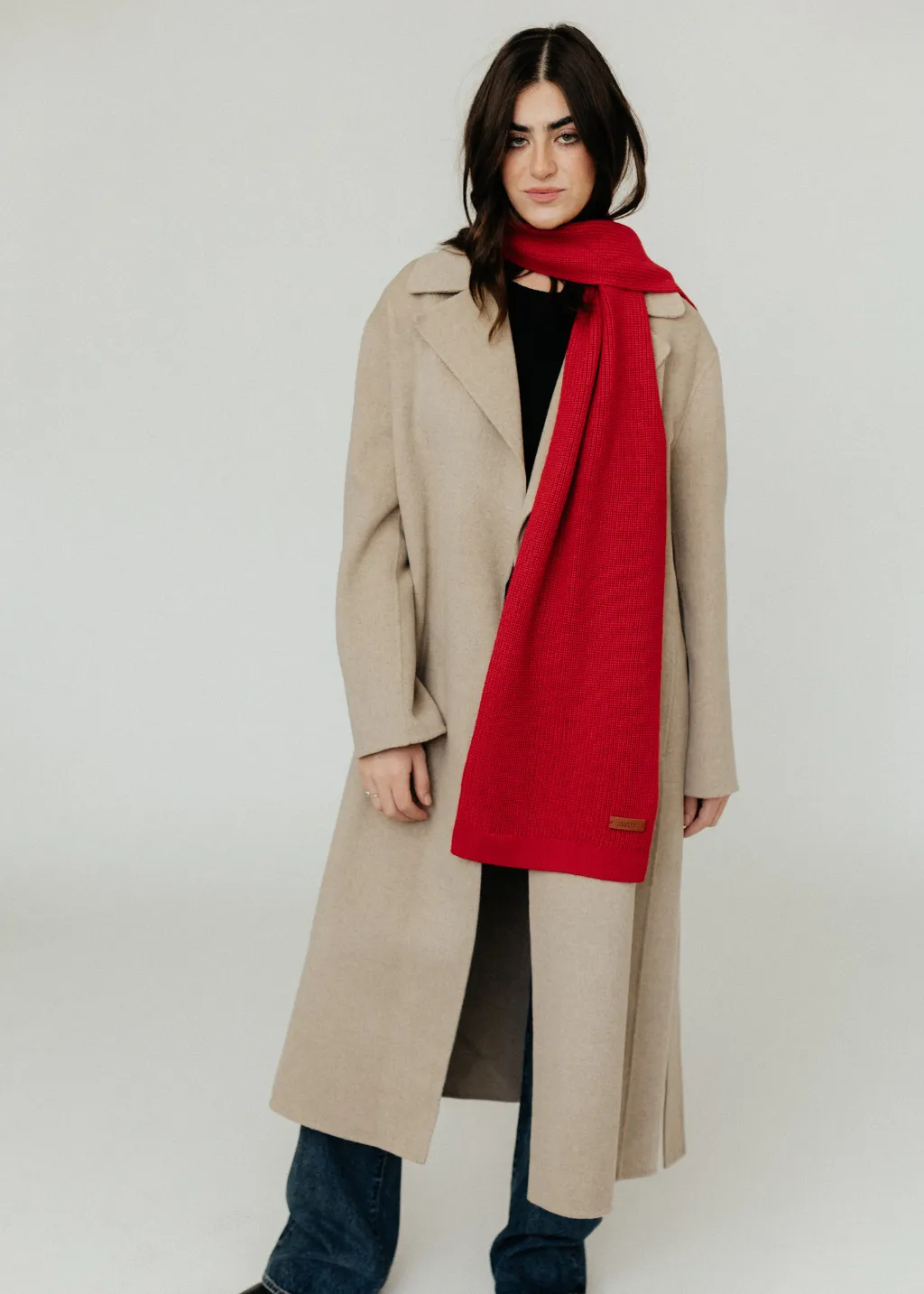 Isabel Marant Enolia Scarf in Poppy Red