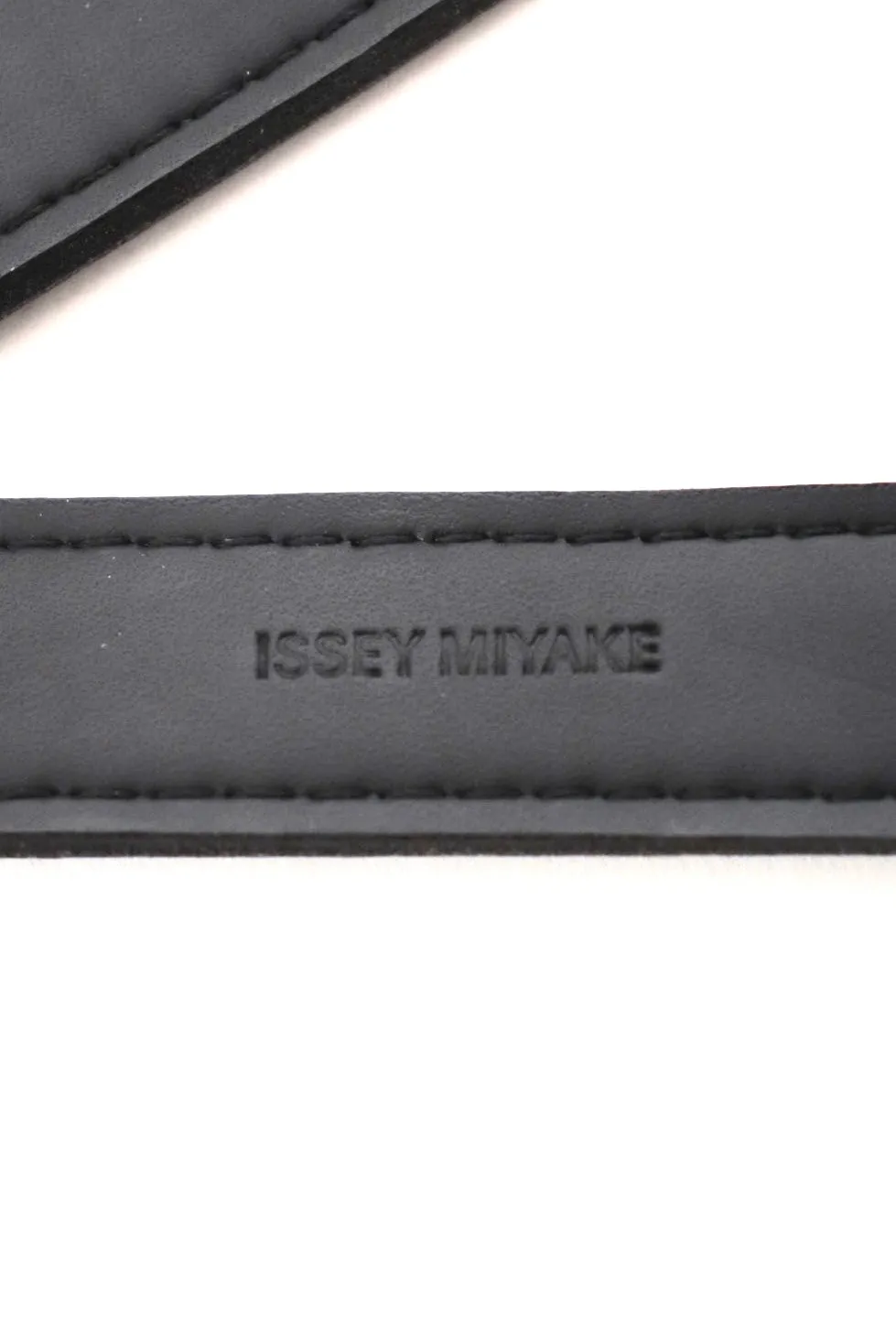 Issey Miyake Leather Bolted Belt