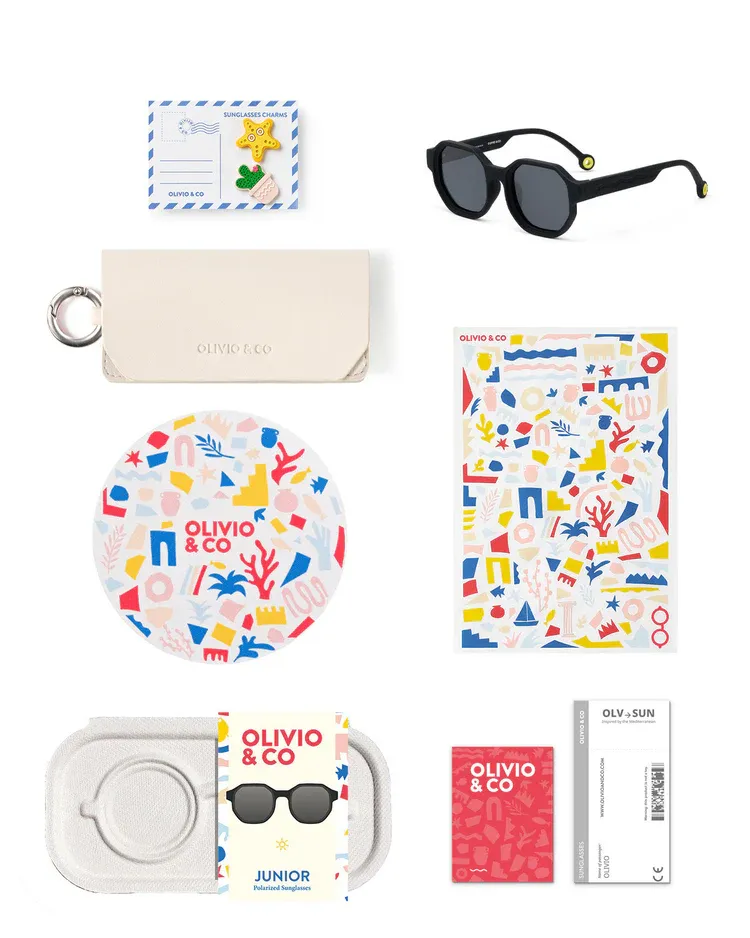 JUNIOR  Creative Edition D Sunglasses-Squid Black