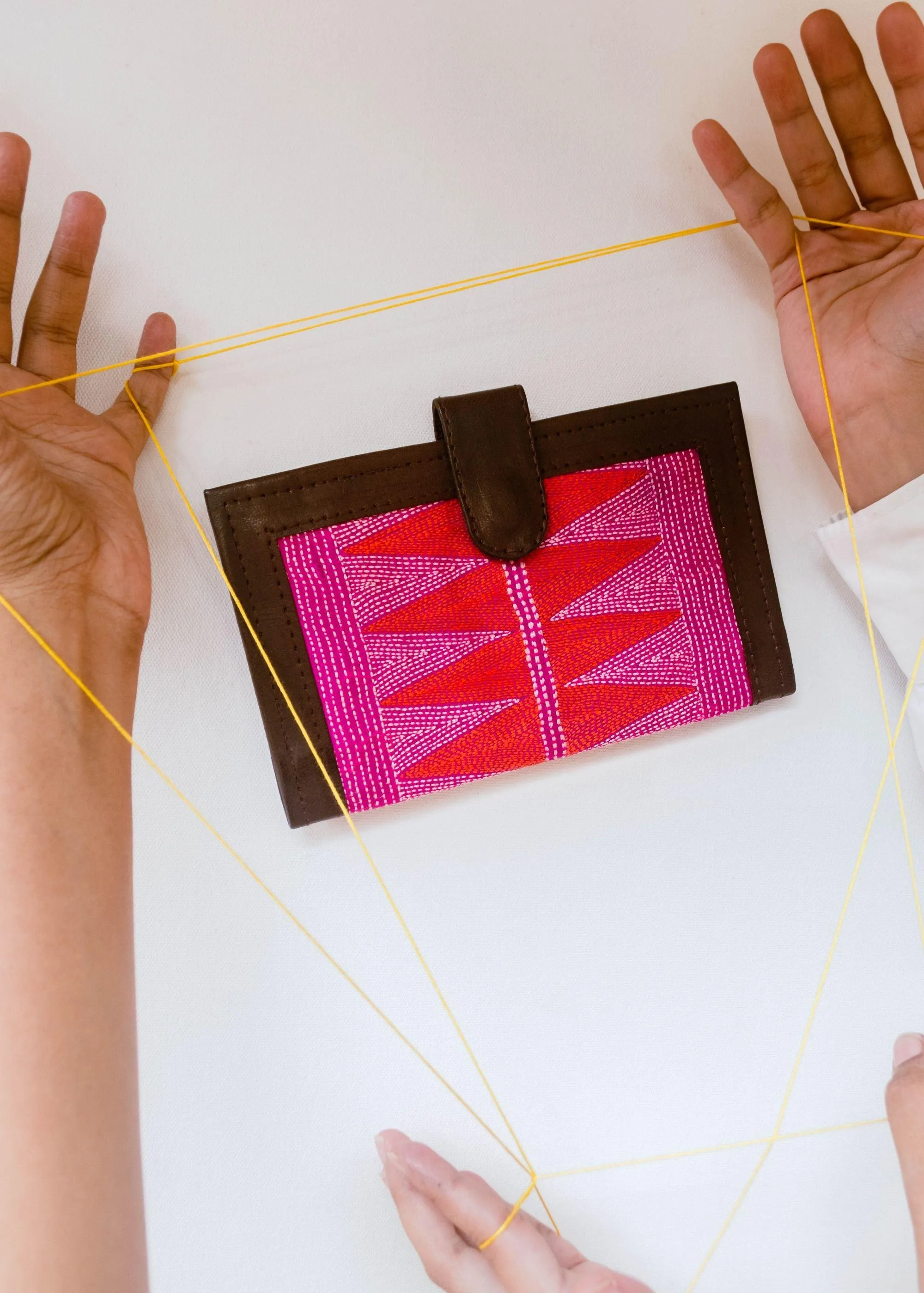 Kaisori Kantha wallet - Mogra