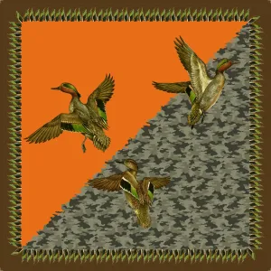 Kevin's Finest Duck Ladies Wool Silk Square