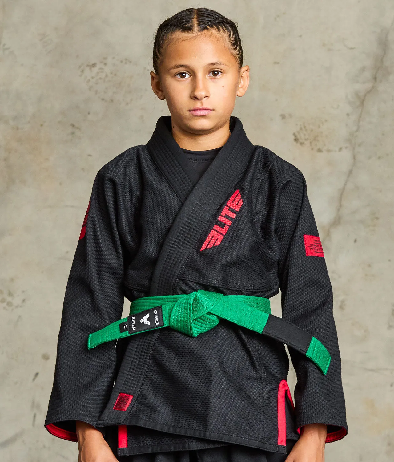 Kids' Brazilian Jiu Jitsu BJJ Green Belt