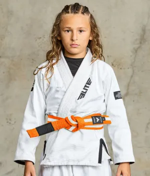 Kids' Brazilian Jiu Jitsu BJJ Orange/White Belt