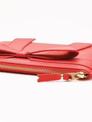 Large Red Big Bow Pouch