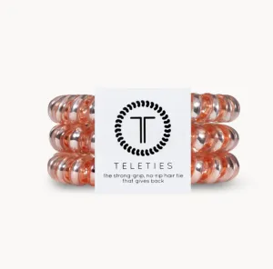Large Teleties in Millennial Pink