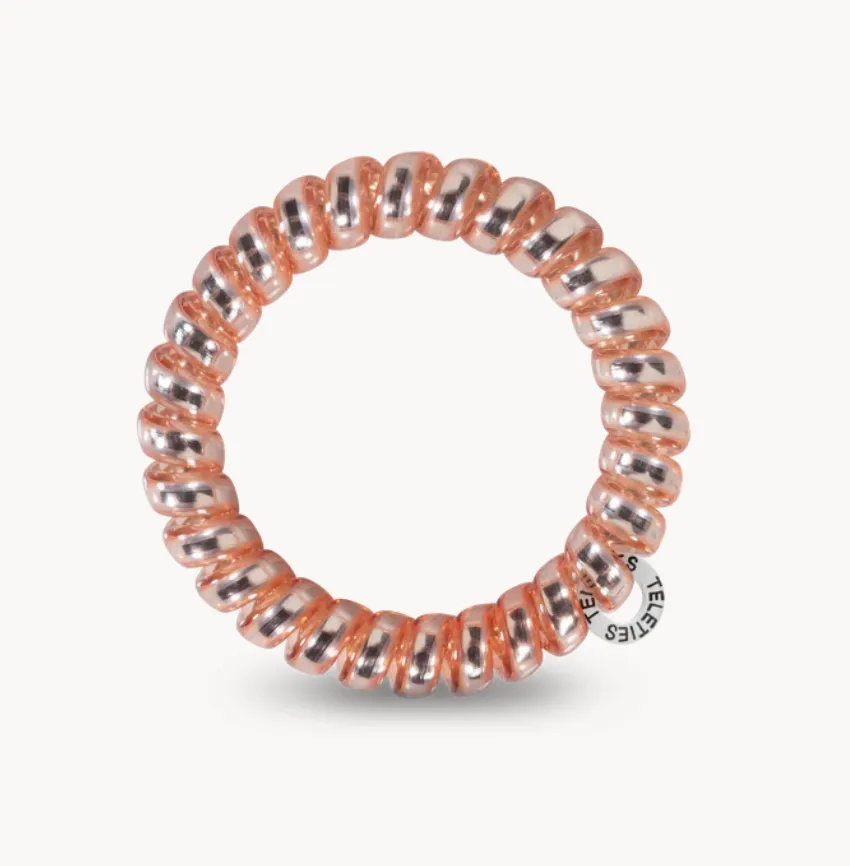 Large Teleties in Millennial Pink
