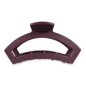 Large Teleties Open Claw Clip - Burgundy Bliss