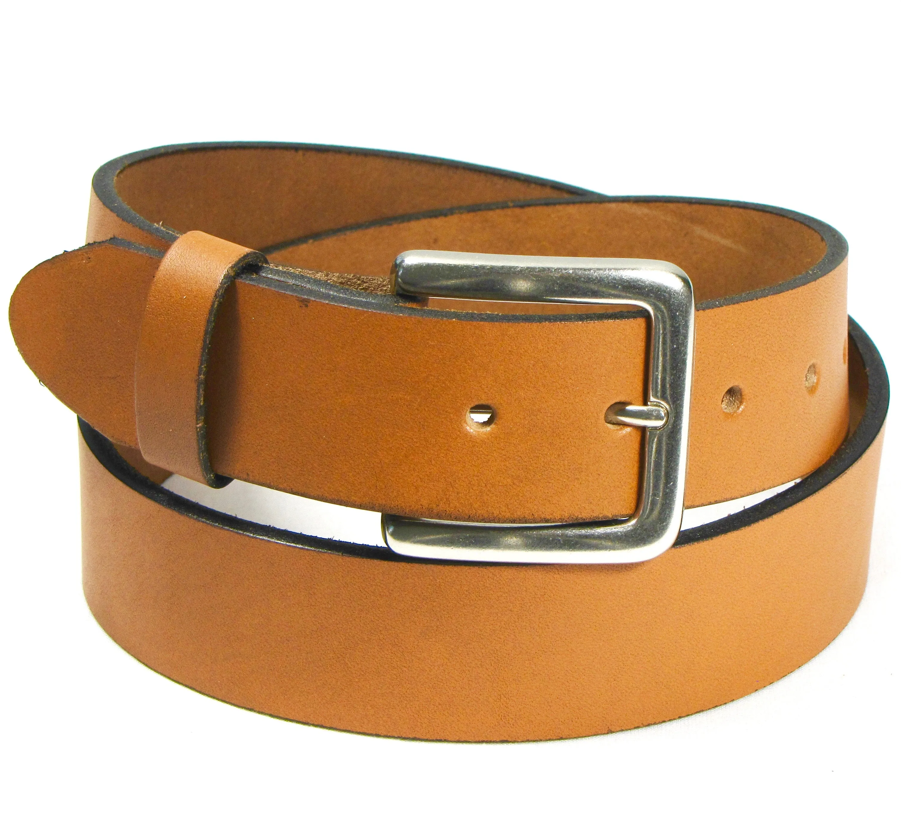 LB215  1 1/2" Honey Latigo Belt