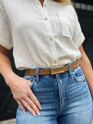 Leather Skinny Dress Belt-More Colors