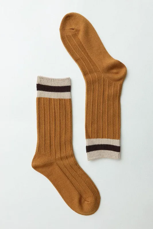 Leto Accessories Color Block Socks