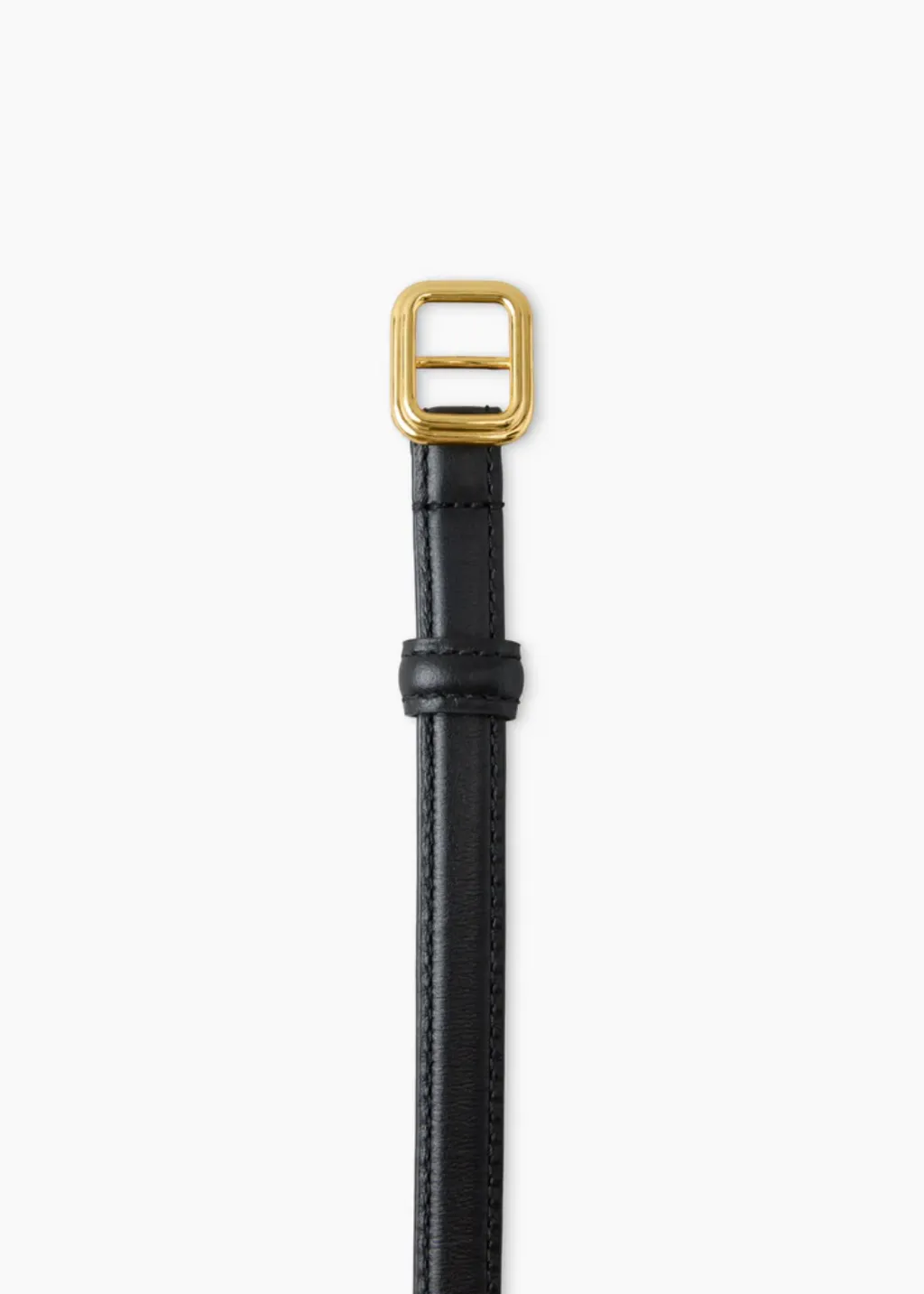 LIÉ Studio Georgia Slim Belt in Black