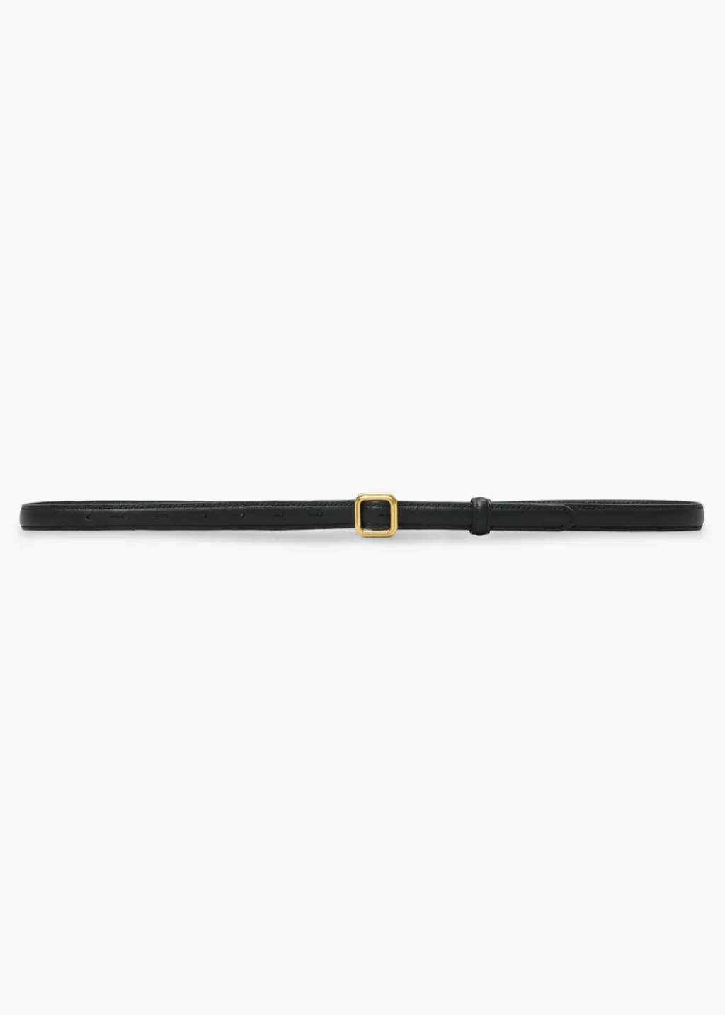 LIÉ Studio Georgia Slim Belt in Black