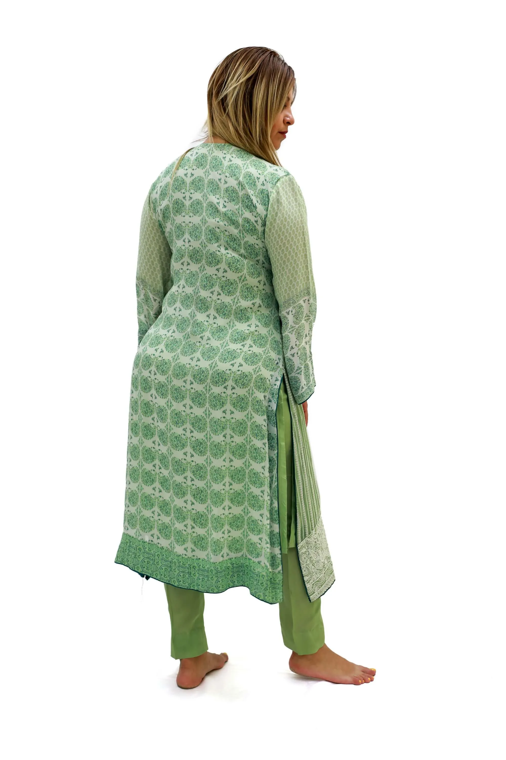 Light Green Pistachio Salwar Kameez