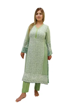 Light Green Pistachio Salwar Kameez