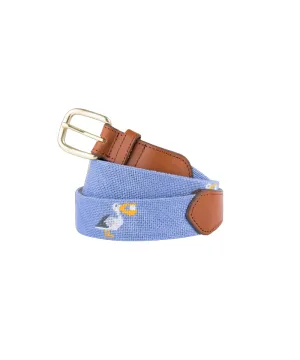 LOLONG Golf Men's Pelican Blue Needle Point Belt - Sky Blue