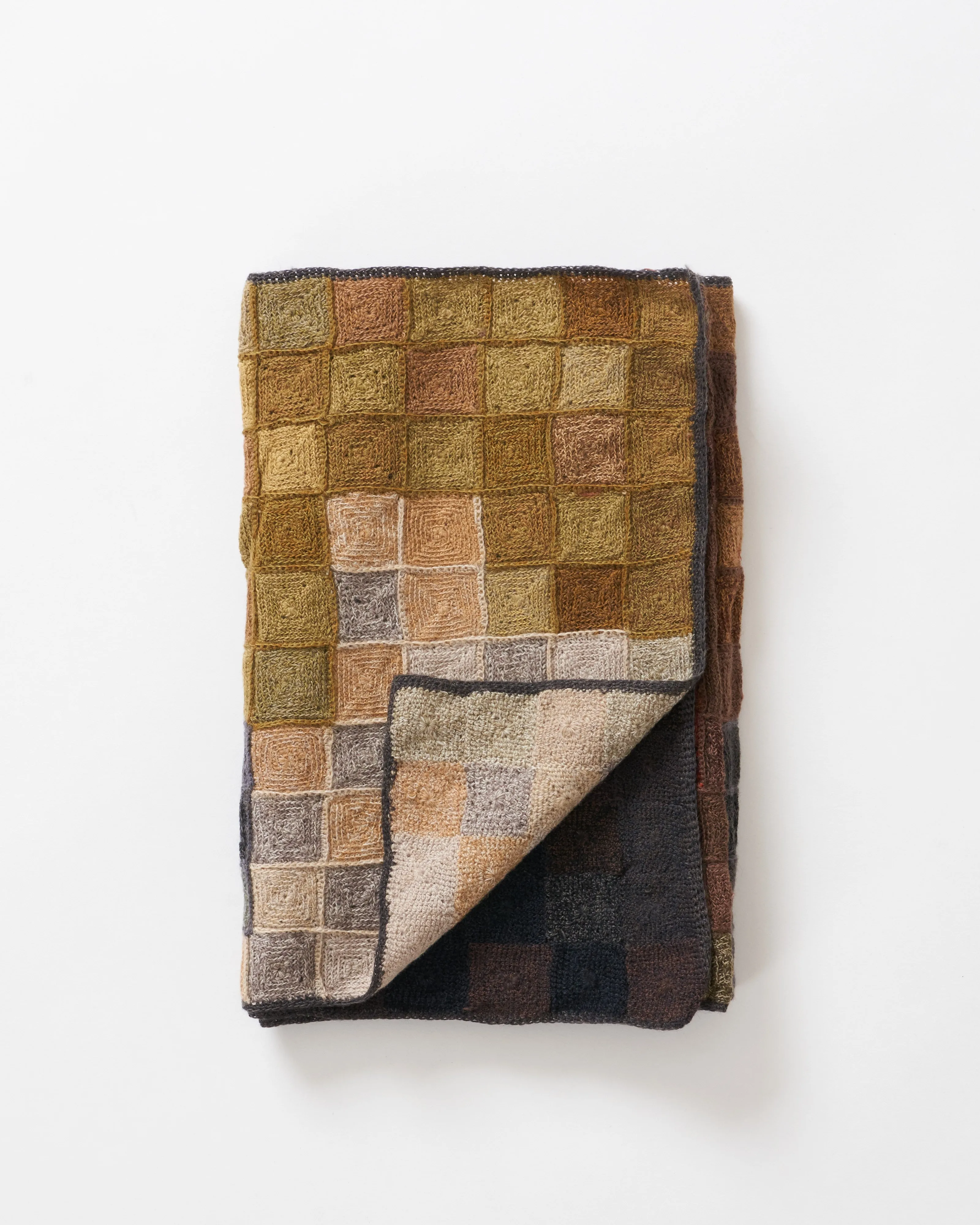 long tiled ombre scarf
