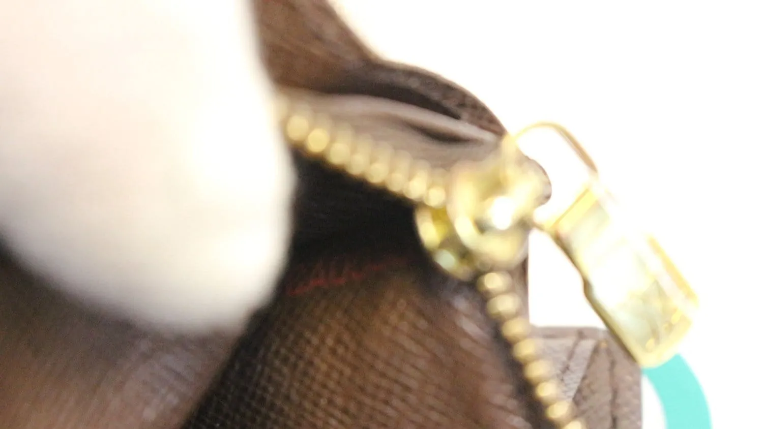 LOUIS VUITTON Damier Ebene Brown Portefeuille Sarah Long Wallet