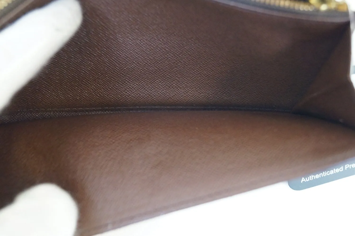 LOUIS VUITTON Damier Ebene Sarah Long Bifold Wallet