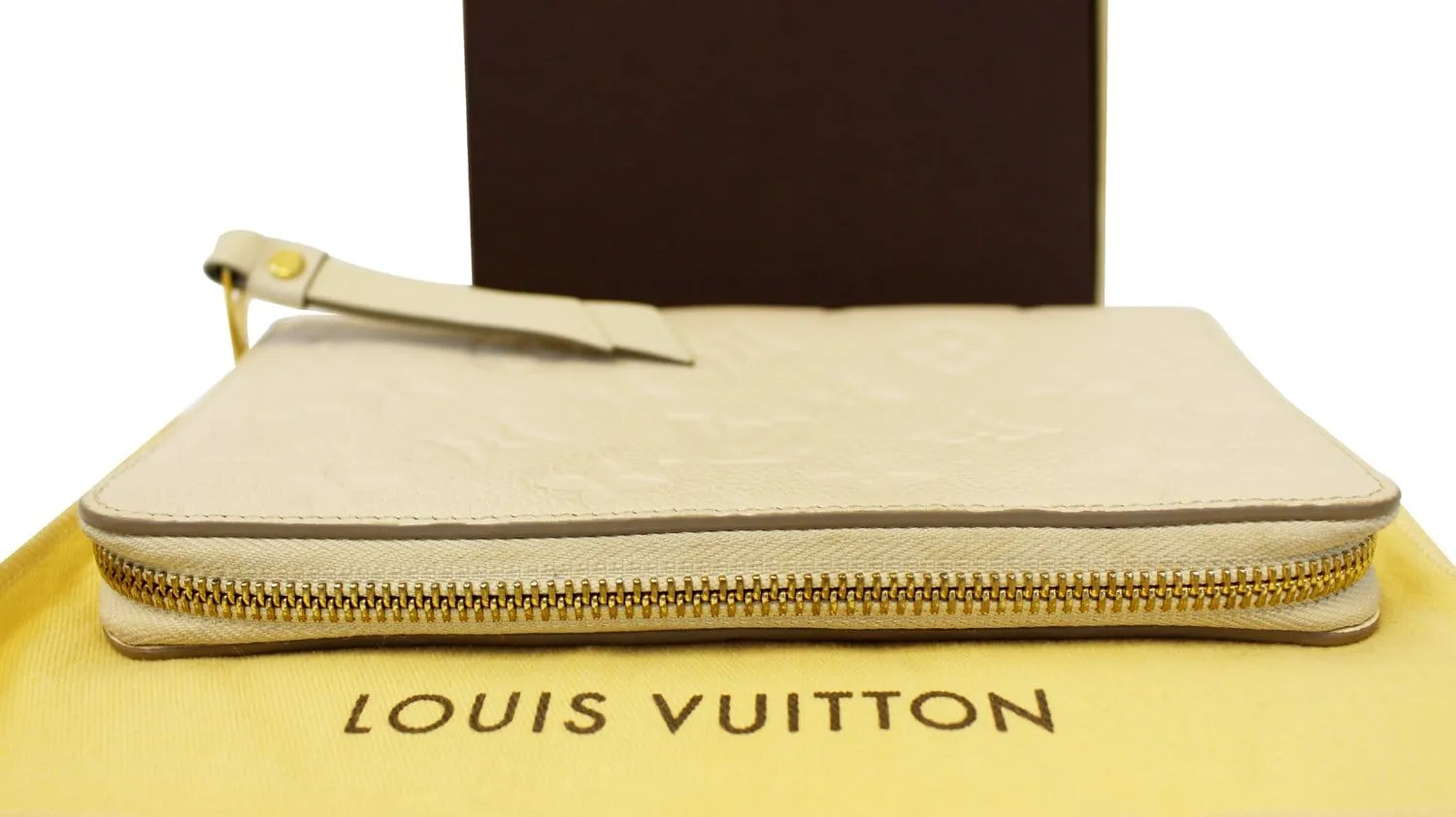 LOUIS VUITTON Empreinte Portefeuille Secret Wallet White
