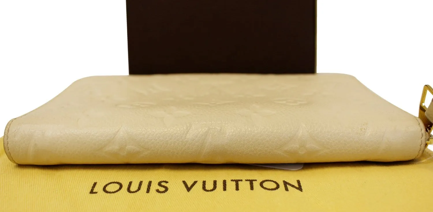LOUIS VUITTON Empreinte Portefeuille Secret Wallet White