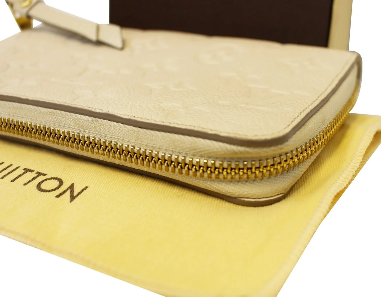 LOUIS VUITTON Empreinte Portefeuille Secret Wallet White