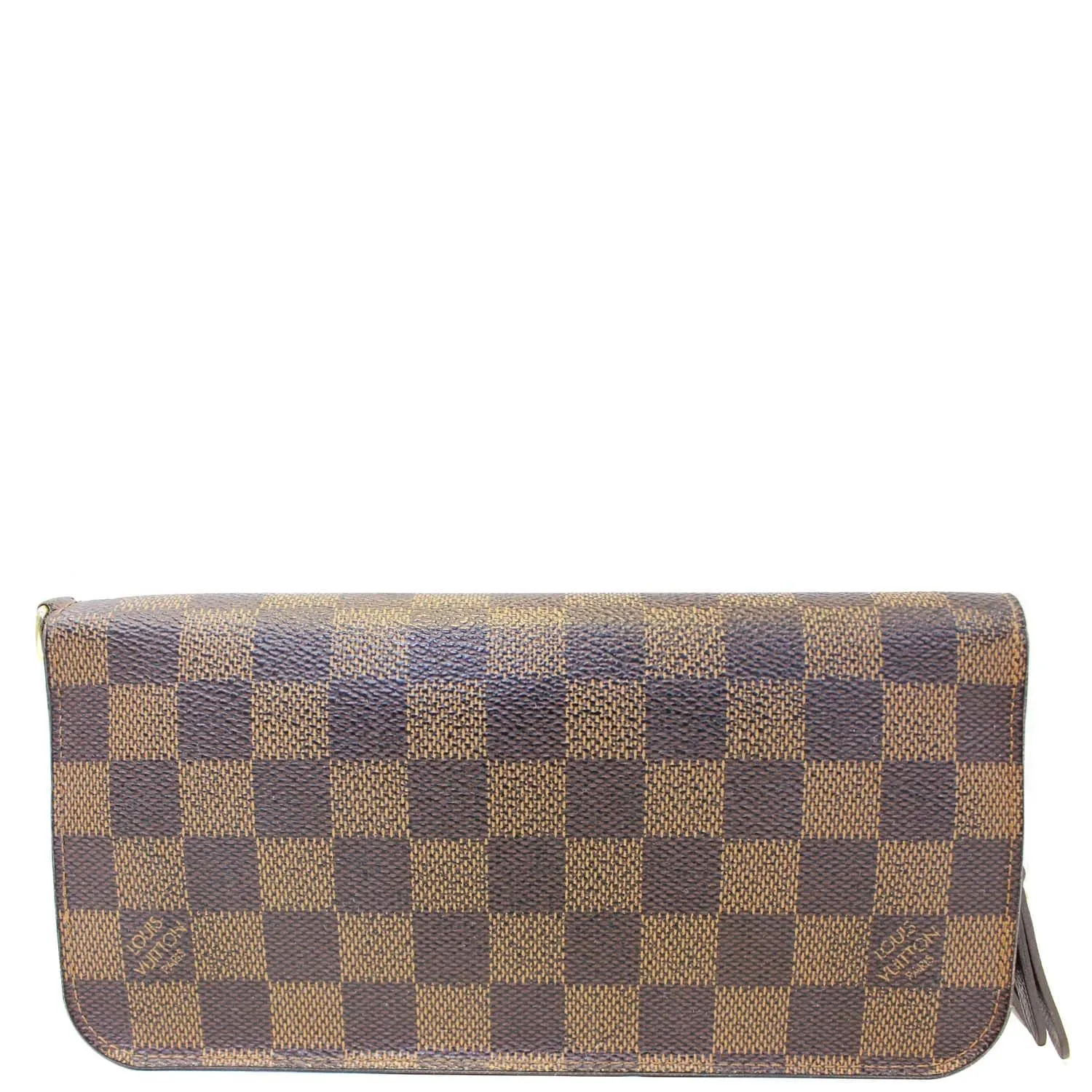 LOUIS VUITTON Insolite Damier Ebene Wallet Brown