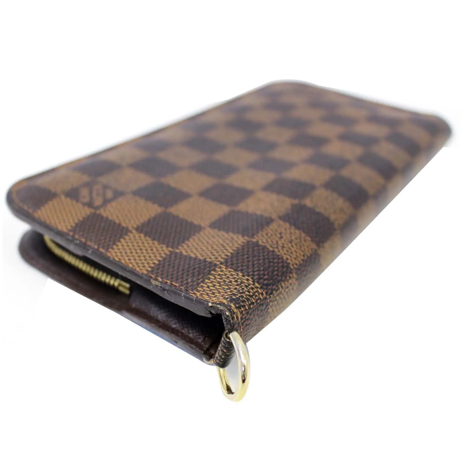 LOUIS VUITTON Insolite Damier Ebene Wallet Brown