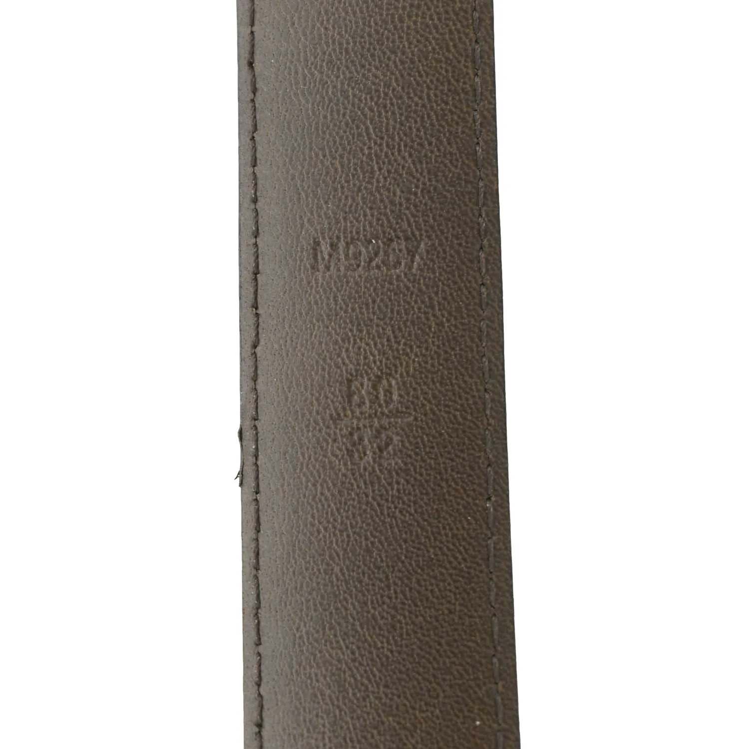 LOUIS VUITTON  LV Initiales Damier Ebene Belt Brown