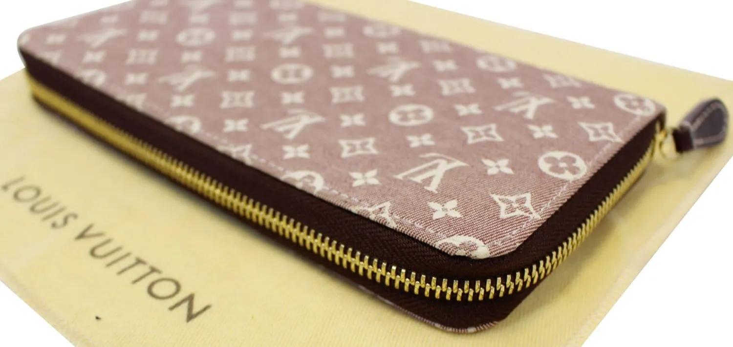LOUIS VUITTON Mini Lin Ebene Monogram Zippy Wallet